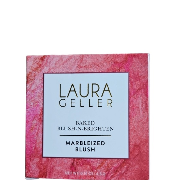 Laura Geller Blush-N-Brighten Marbelized Blush Compact Pink Buttercream NEW - Picture 10 of 10